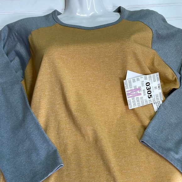 LulaRoe Microstriped Randy Top-#0305 - Picture 9 of 12